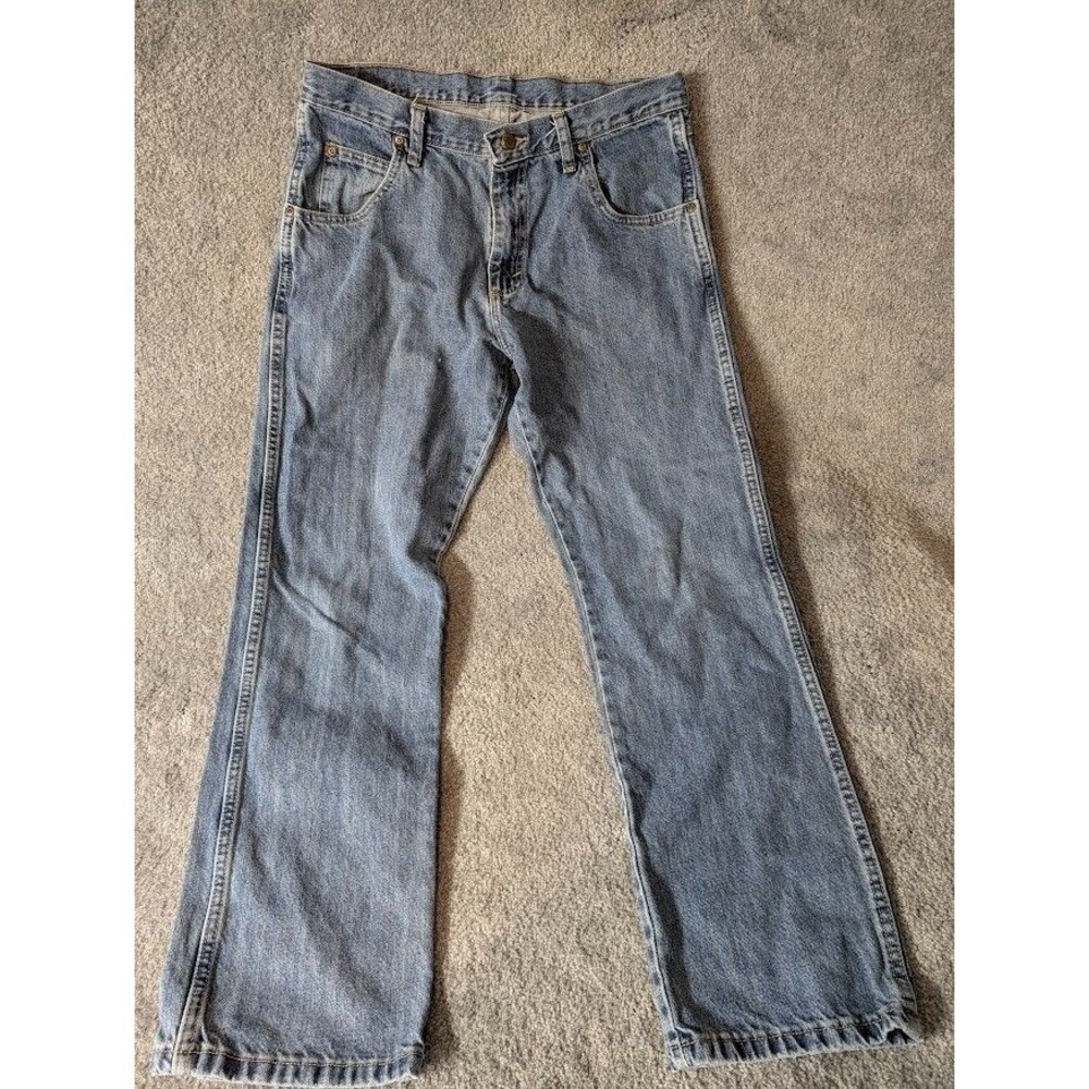 Wrangler Men’s Jeans 33x30 Blue Denim Regular Fit Straight Leg Classic Western